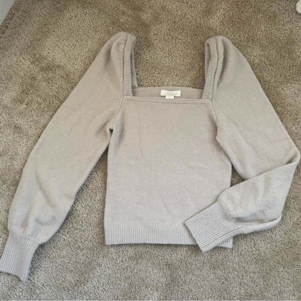 H&M Soft Square Neck Sweater